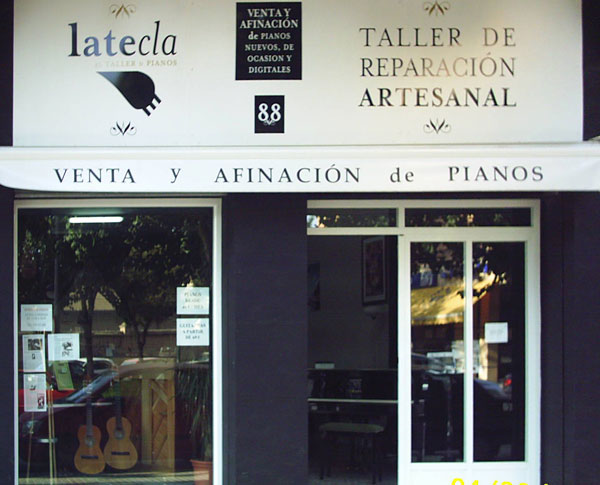 Fachada Latecla Pianos